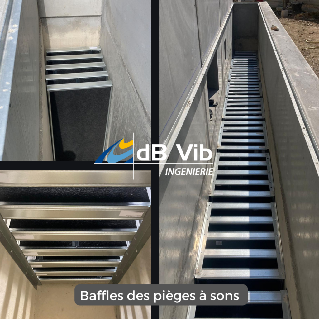 Baffles des pièges à sons