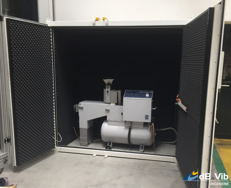 Capot acoustique dB Vib Ingenierie