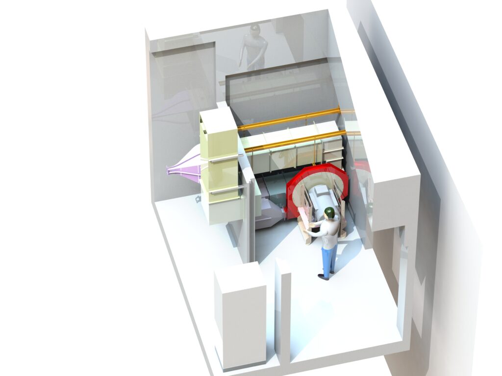 Soufflerie pour mesure d’écoulement pariétale subsonique