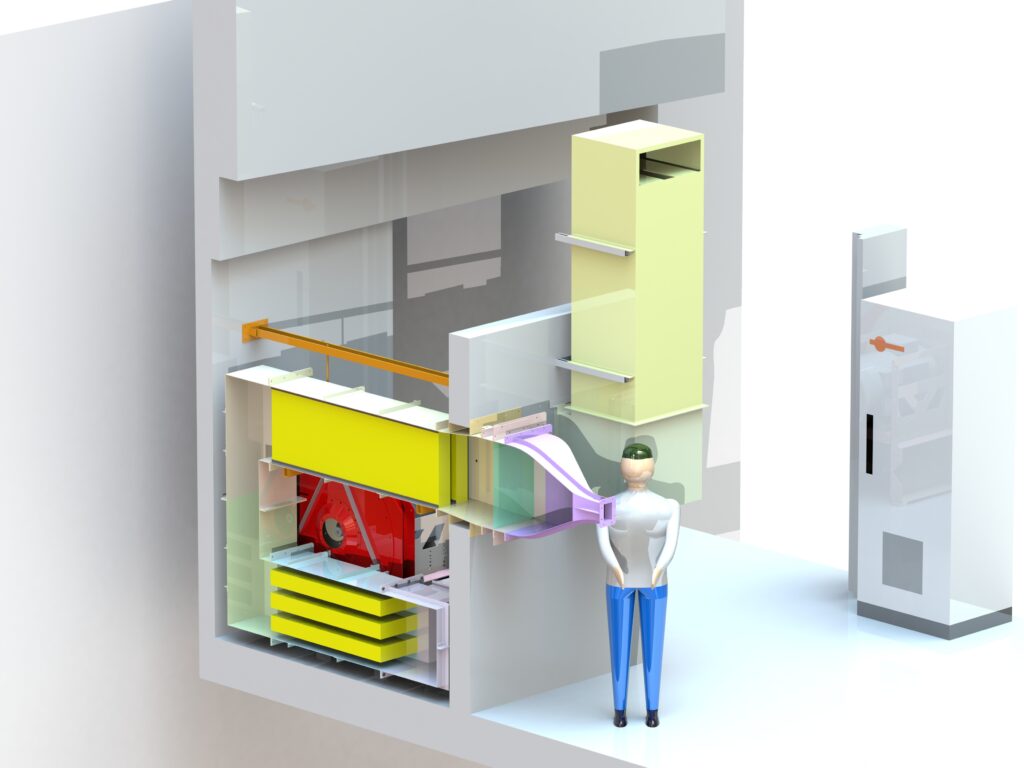 Soufflerie pour mesure d’écoulement pariétale subsonique